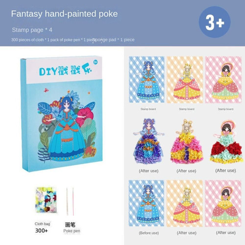 Juguetes Poke Art Diy Art Stick 3d Educativos