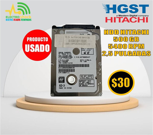  Disco Duro Hitachi 500gb Para Laptop