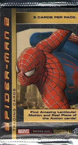 Spider-man 2 - Pacote Com 5 Cards