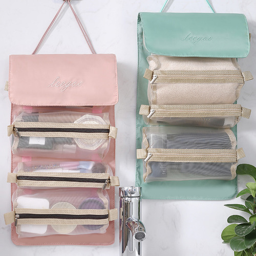 Bolsa De Maquillaje Y Cosméticos 4 En 1, Bolsa De Aseo Portá