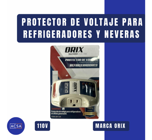 Protector De Voltaje Para Refrigeradores Y Neveras 110v