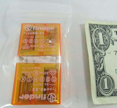 Lot 2 Finder 120vac Coil 8a 250v Miniature Ice Cube Rela Aas