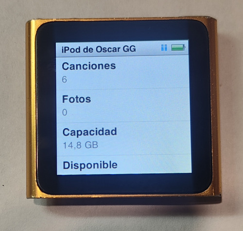 iPod Nano Touch 6g 16gb