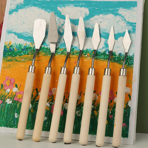 Zy Espátula De Pintura Para Pintura Acrílica Espátula Arte