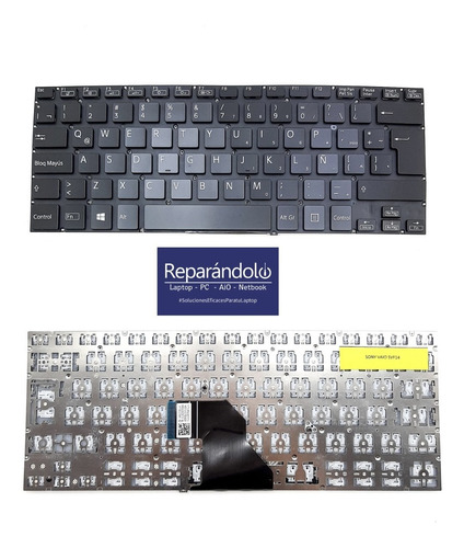 Teclado Laptop Sony Vaio Svf14 Svf142 Svf143 Series