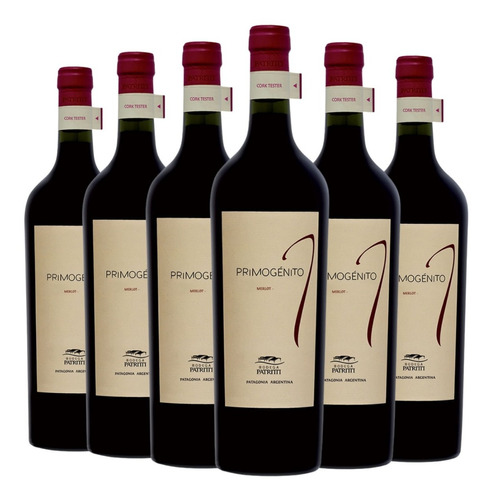 Vino Primogénito Merlot Caja X 6 X 750ml. --