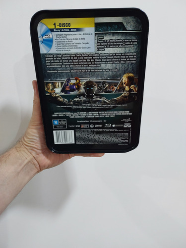 Blu-ray Gigante De Aço Edição Especial Na Lata E Cards