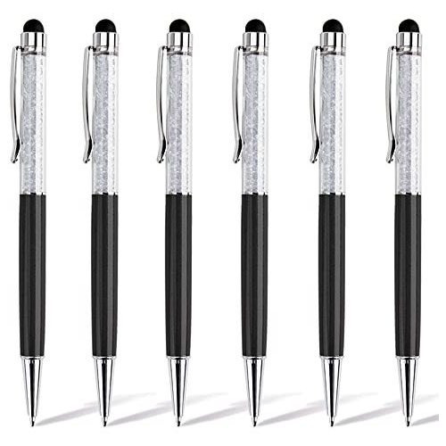 Hostk 6pcs 2 En 1 Pena De Ballpoint Stylus, Tinta Zcr3q