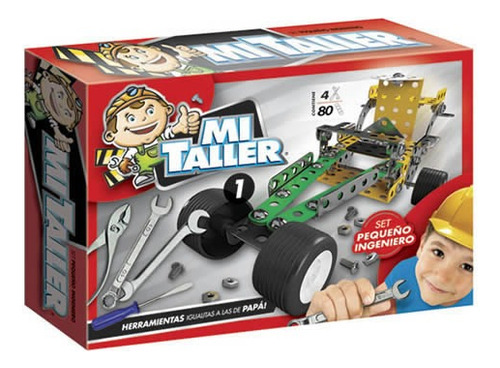 Set Pequeño Ingeniero Mi Taller 80 Piezas Metalicas