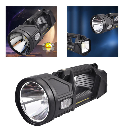 Linterna Led Lámpara Impermeable Recargable Reflector Para