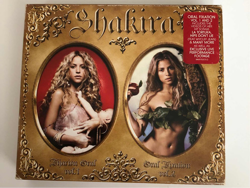 Shakira - Fixation Fijación Oral Vol 1 Y 2 Cd Dvd Boxset