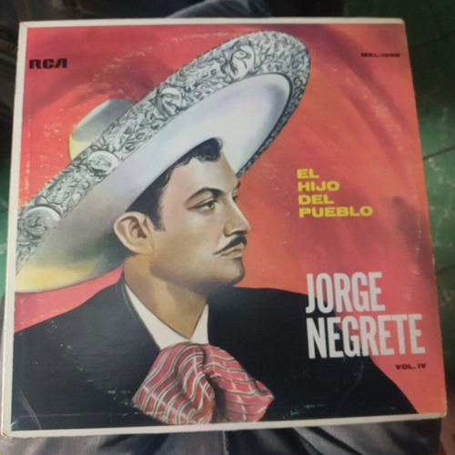 Jorge Negrete El Hijo Del Pueblo Vinil,lp,acetato