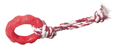 Pneu Slick Brinquedo Com Corda Puxador Para Cachorro Cor Mix