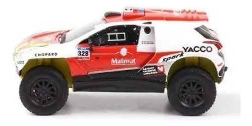 Peugeot 2008 Dkr+ 2016 1/43 Dakar Ixo Blanco