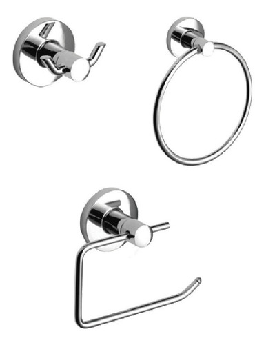 Set Baño Completo Sanitario Domani Griferias Y Accesorios