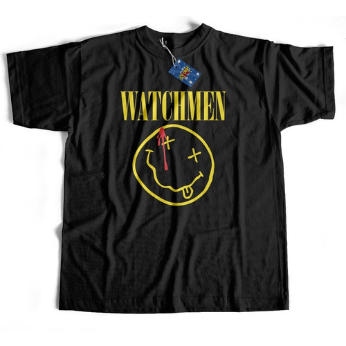 Watchmen: Remeras El Comediante  - The Comedian - Nirvana 