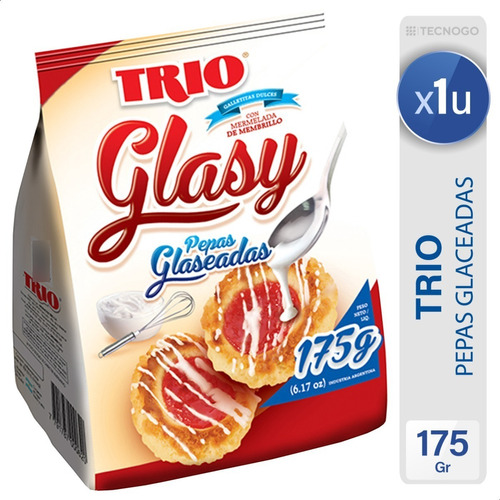 Galletitas Pepas Trio Glasy - Mejor Precio 