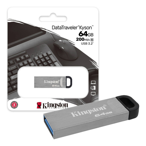 Memoria Usb 64gb Kingston Kyson Metal