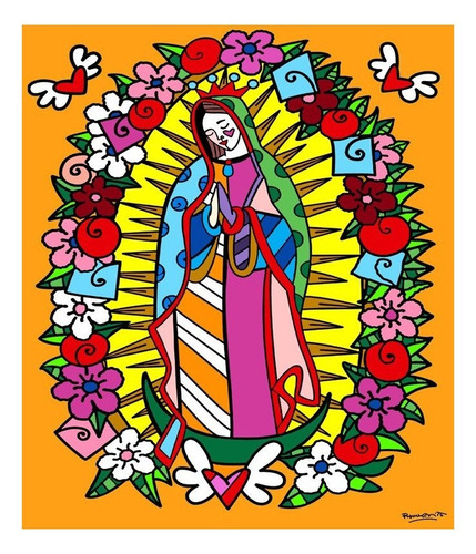 Britto Lienzo Lienzografia 60x90 Impresión Reproducción