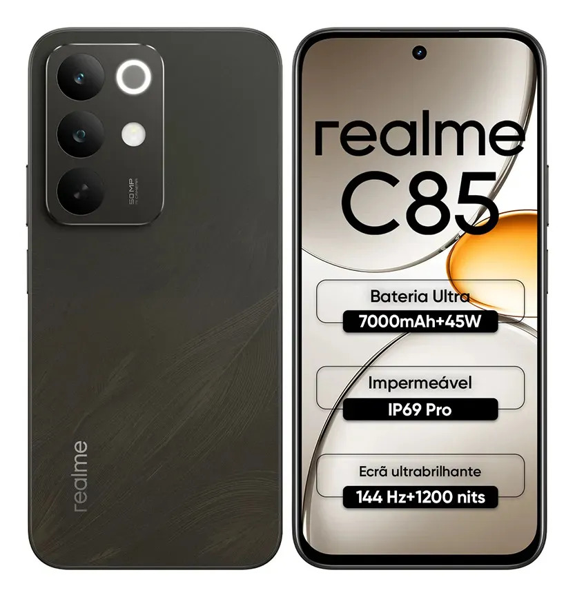 Smartphone Realme C85 Dual Sim 6gb Ram 128gb Celular