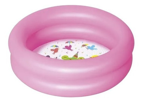 Pileta Inflable Redonda Dos Aros Bebe Ninos Kids 21l