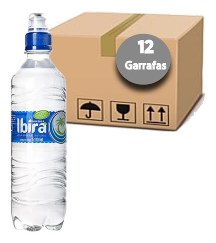 Água Mineral Sem Gás Ibirá Sport Ph 10,24 510ml (12 Und)