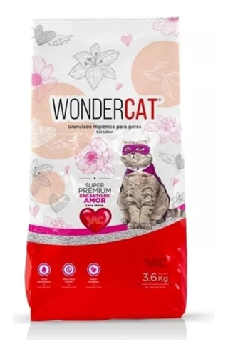 Piedras Sanitarias Perfumadas Encanto Wondercat 3.6kg Gato