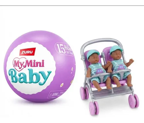 Juguete My Mini Baby Serie 2, Gemelas Moradas Confirmadas | Cuotas