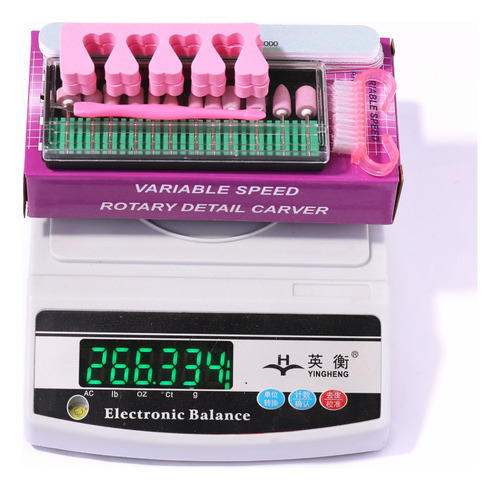Rectificadora De Uñas Portátil, Set De Pulido Eléctrico Mini