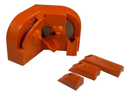 Afilador De Brocas Eléctrico Portátil Rojo Con 3 Bloques