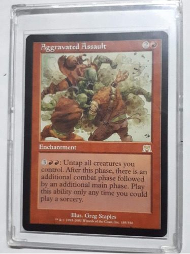 Magic Mtg Aggravated Assault - Onslaught 