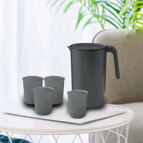 Jarra De Agua De Gran Capacidad Y 4 Tazas Con Tetera A