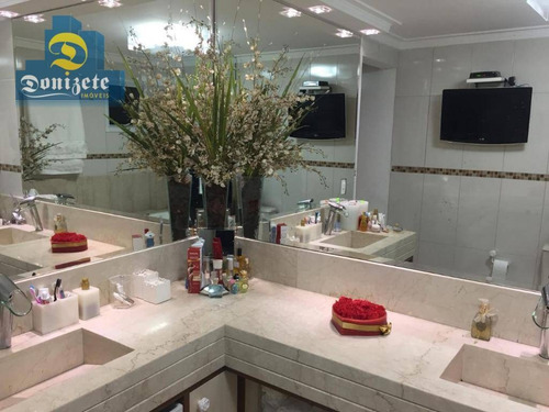 Cobertura Com 4 Dormitórios À Venda, 244 M² Por R$ 2.300.000,00 - Vila Guilhermina - Praia Grande/sp - Co1628