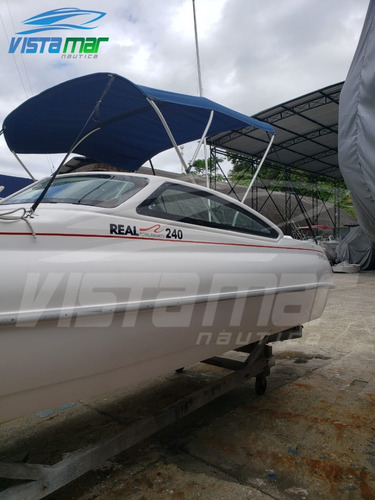 Imagem 2 de 8 de Lancha Real 24 Motor Evinrude 225hp