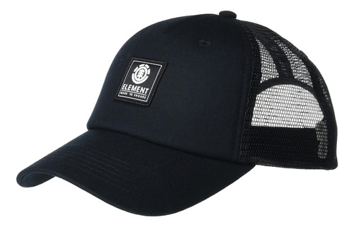 Gorra De Béisbol Element Icon Mesh Para Hombre, Todo Negro, 