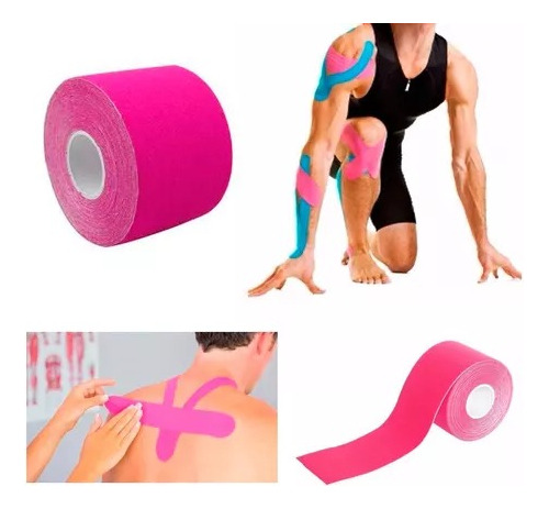 Cinta Kinesiologica Sintetica Vendaje Kinesiotape 5mts X 5cm