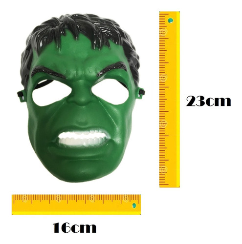 Kit Boneco Grande Brinquedo Marvel Articulado Máscara Hulk