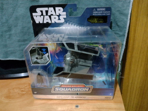 Star Wars Micro Galaxy Squadron Darth Vader's Tie Avanced (Usado)