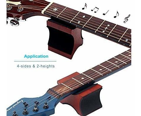 Para Guitarra Cuello Acustica Electrica Bajo Almohada