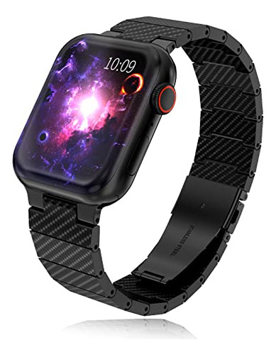 Beiziye Banda De Reloj De Fibra De Carbono Para Apple Watch