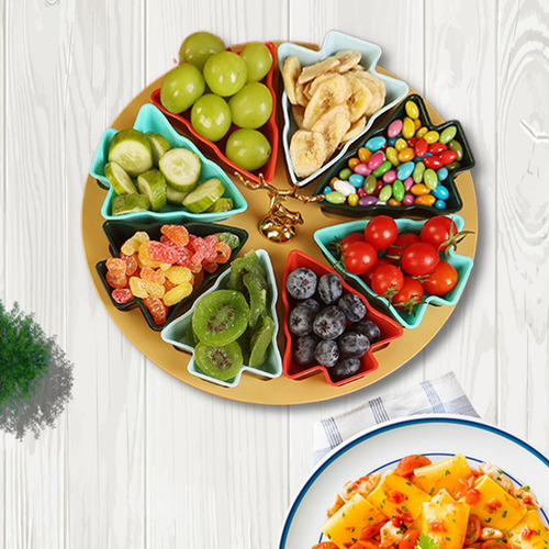 Bandeja Para Árbol De Navidad Pequeña Bandeja Para Aperitivo
