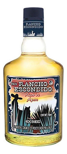 Pack De 4 Destilado De Agave Rancho Escondido 750 Ml