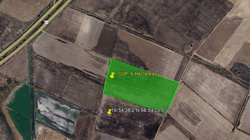 Venta De Terreno En Aut-mexico Pachuca Tlcayuca , Sn Miguel Ecayuca Sup. 6 Hectáreas