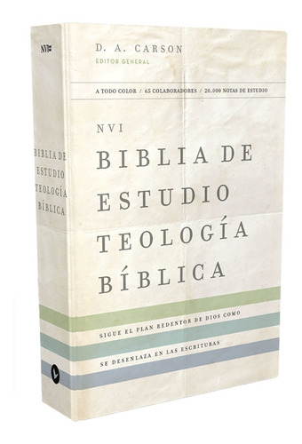 Biblia De Estudio Nvi Teología Bíblica Pasta Dura