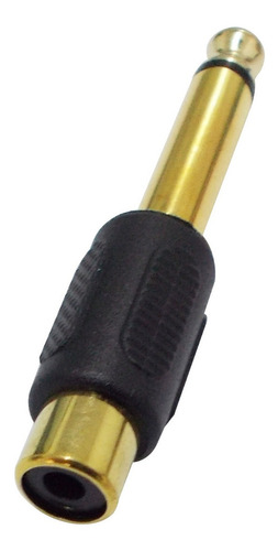 Adaptador Rca Hembra A Plug Macho Mono 6.5