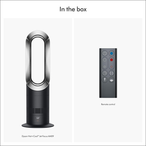 Ventilador Dyson Hot+cool Am09 Negro/níquel, Grande