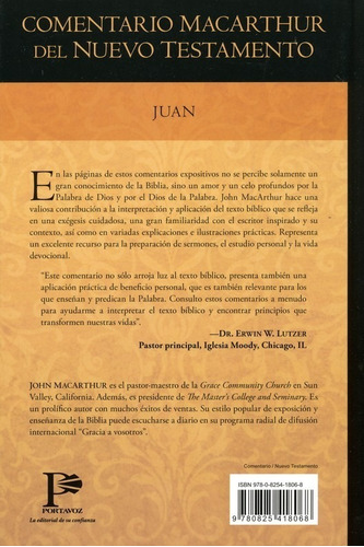 Imagen 2 de 3 de Coment. Macarthur N. T.: Juan, Macarthur, John Estudio