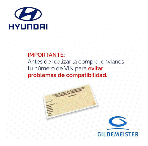 Imagen 6 de 8 de Emblema Símbolo Delantero Para Hyundai Santa Fe 2013 2017