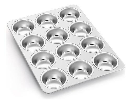 ~? P&p Chef Muffin Pan Cupcake Baking Pan, 12 Tazas De Bande