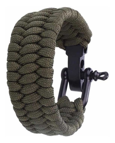 Pulseira Bracelete Paracord Sobrevivência Tático Militar 